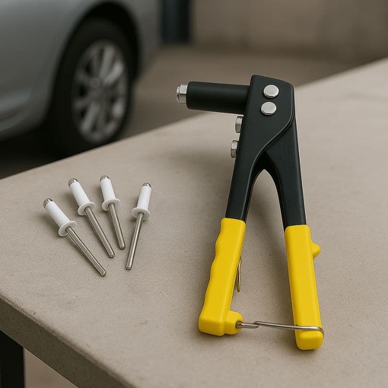 Un cache rivet blanc pour une finition nette et sans compromis