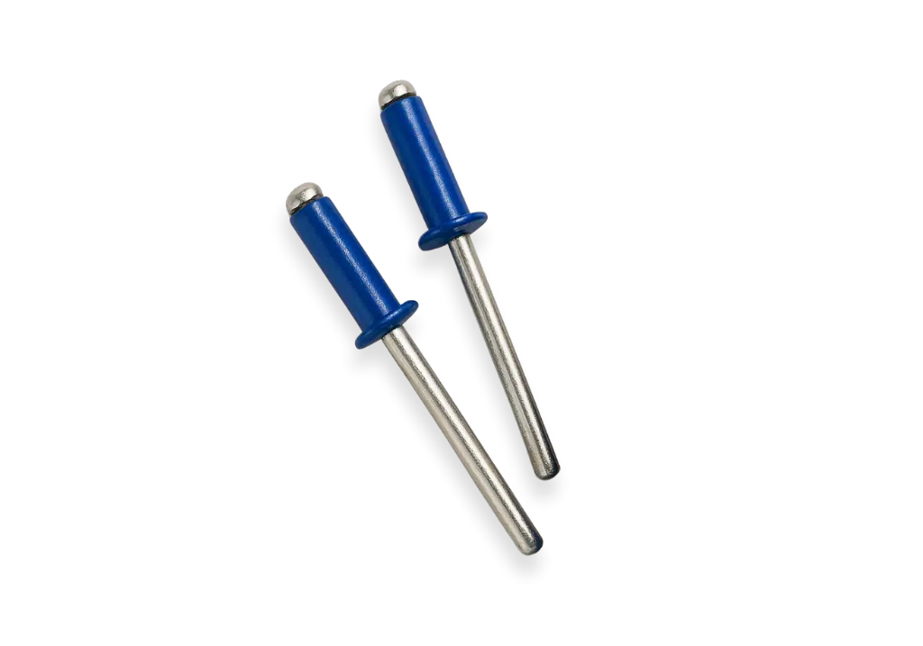 Lot de 2 rivets bleus