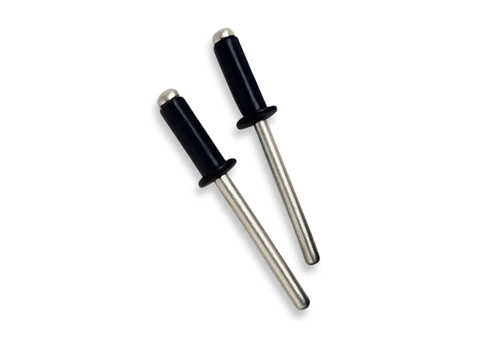 Lot de 2 rivets noirs