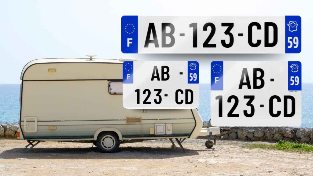 Plaque d’immatriculation caravane : tout savoir pour être en règle et bien choisir