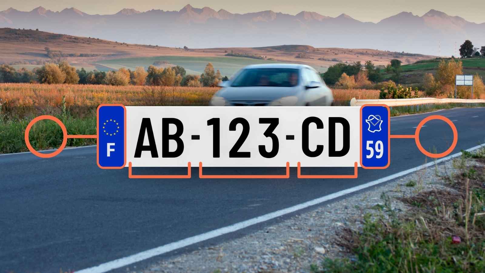 numéro de plaque immatriculation - éléments à surveiller