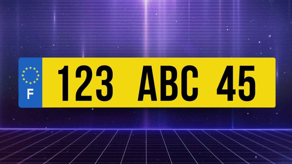 Plaque immatriculation jaune : entre nostalgie, réglementation et style assumé