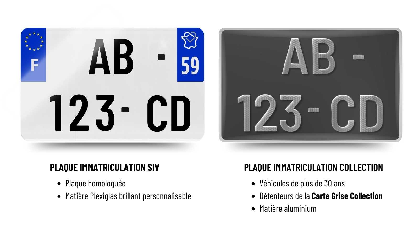 Plaque immatriculation Solex vs Mobylette - homologué vs collection
