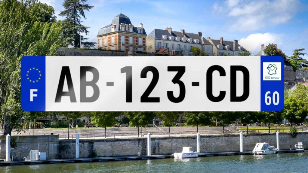 Plaque d’immatriculation 60 (Oise) : Guide complet pour un choix conforme et personnalisé