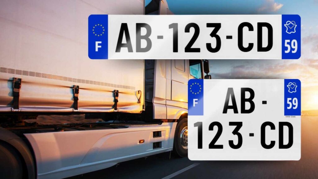 Plaque d’immatriculation pour camion : guide complet pour personnaliser en toute légalité
