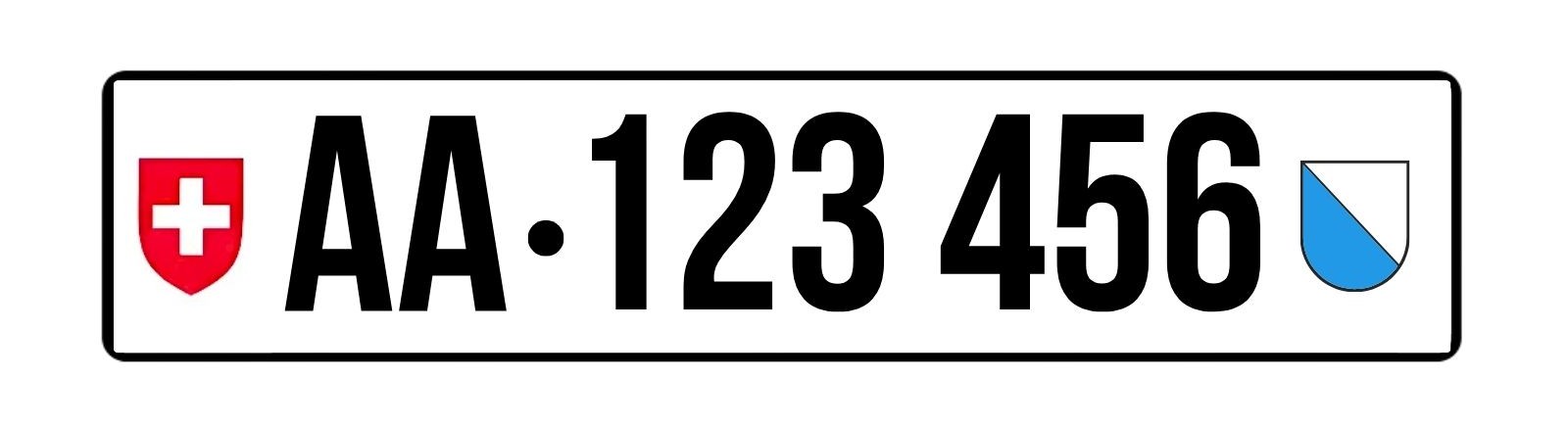 Plaque immatriculation Suisse