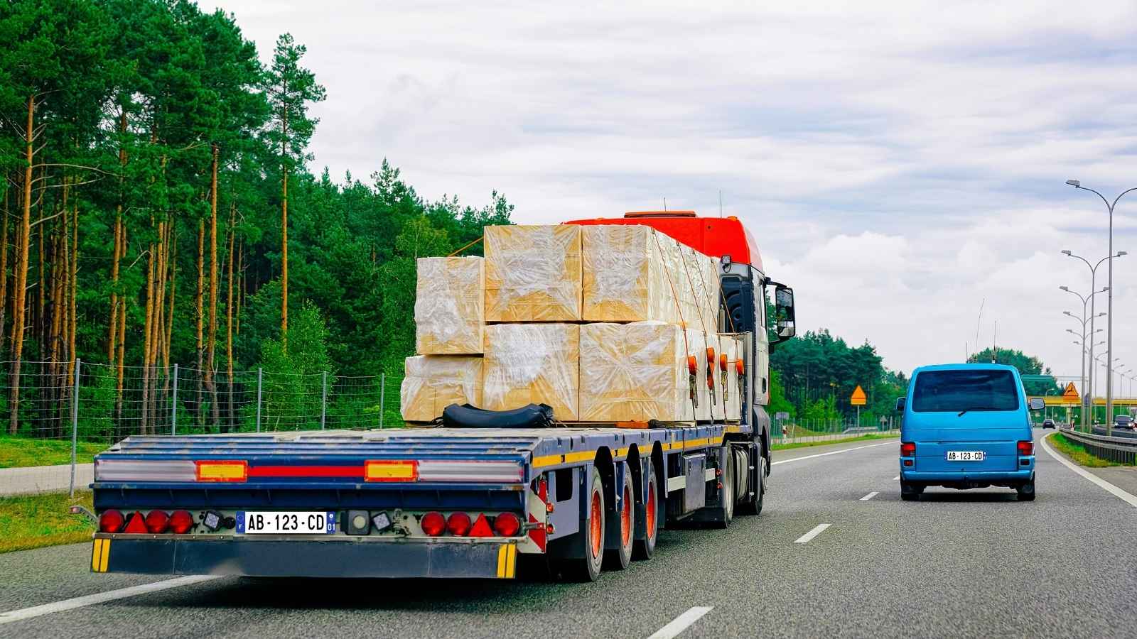 Plaque immatriculation Camion - 520x110