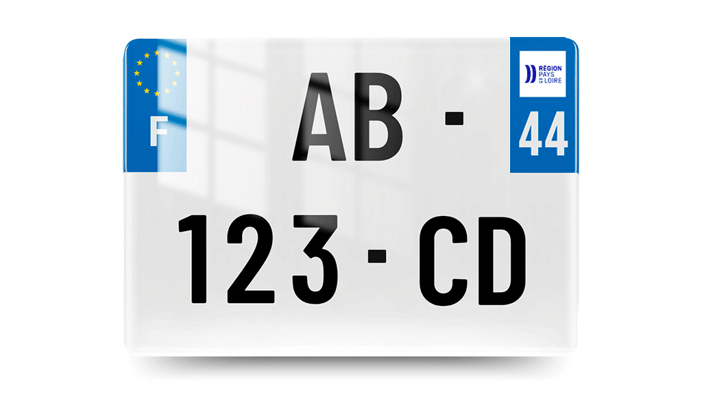 Plaque Immatriculation CAMPING CAR - 275x200 - 100% homologuée