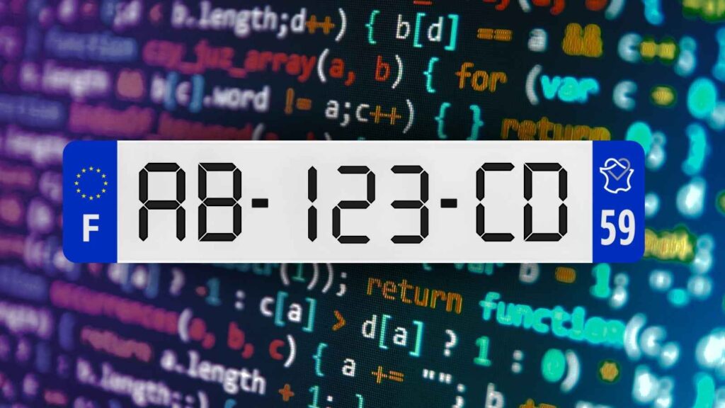 Comment lire une plaque d’immatriculation : signification