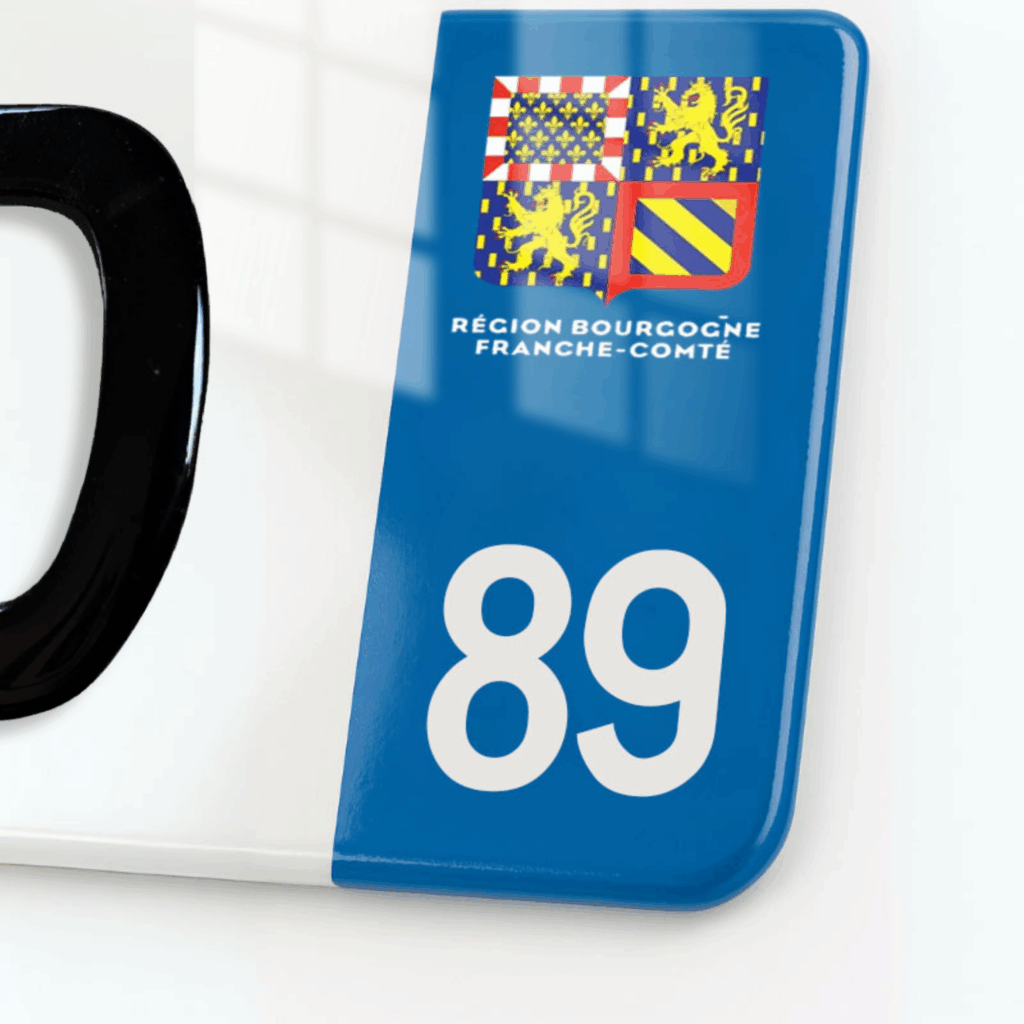 Plaque immatriculation 3D - eurobande - 89