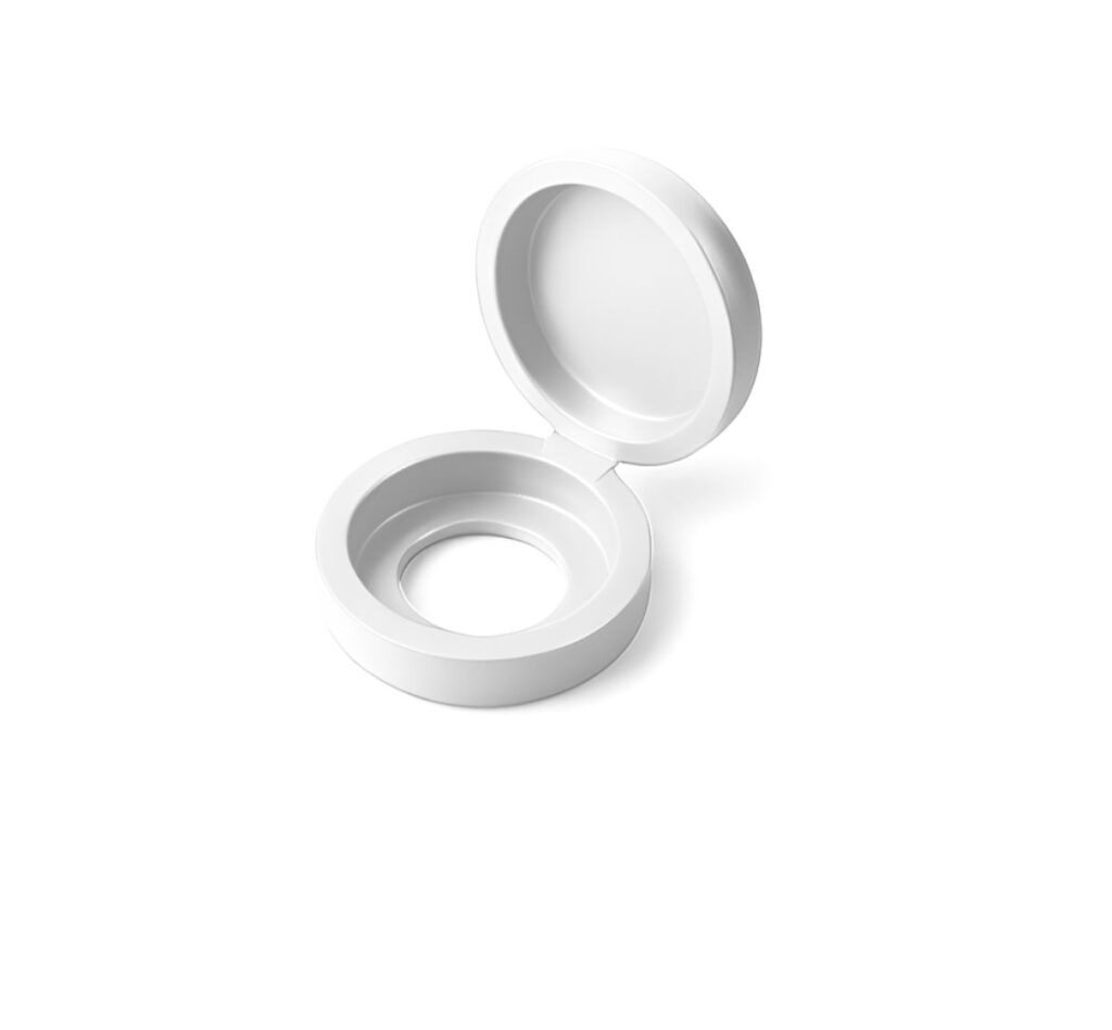 Lot de 2 cache-rivets blancs