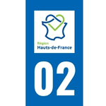 Plaque immatriculation 02 - Aisne