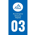 Plaque immatriculation 03 - Allier