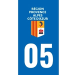 Plaque immatriculation 05 - Hautes-Alpes