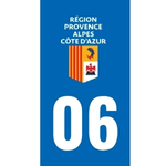 Plaque immatriculation 06 - Alpes-Maritimes
