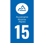 Plaque immatriculation 15 - Cantal