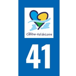 Plaque immatriculation 41 - Loir-et-Cher