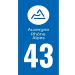 Plaque immatriculation 43 - Haute-Loire