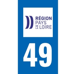 Plaque immatriculation 49 - Maine-et-Loire