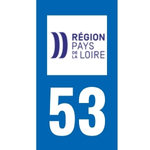 Plaque immatriculation 53 - Mayenne
