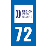 Plaque immatriculation 72 - Sarthe