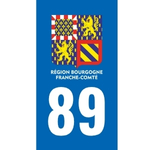 Plaque immatriculation 89 - Yonne