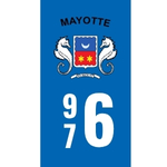 Plaque immatriculation 976 - Mayotte