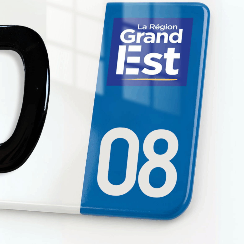 Plaque immatriculation 3D - eurobande - 08