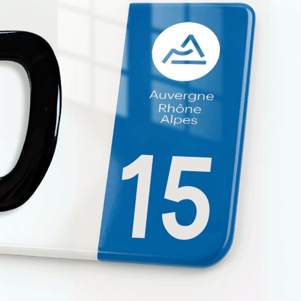 Plaque immatriculation 3D - eurobande - 15