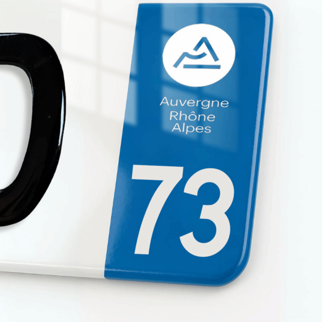 Plaque immatriculation 3D - eurobande - 73