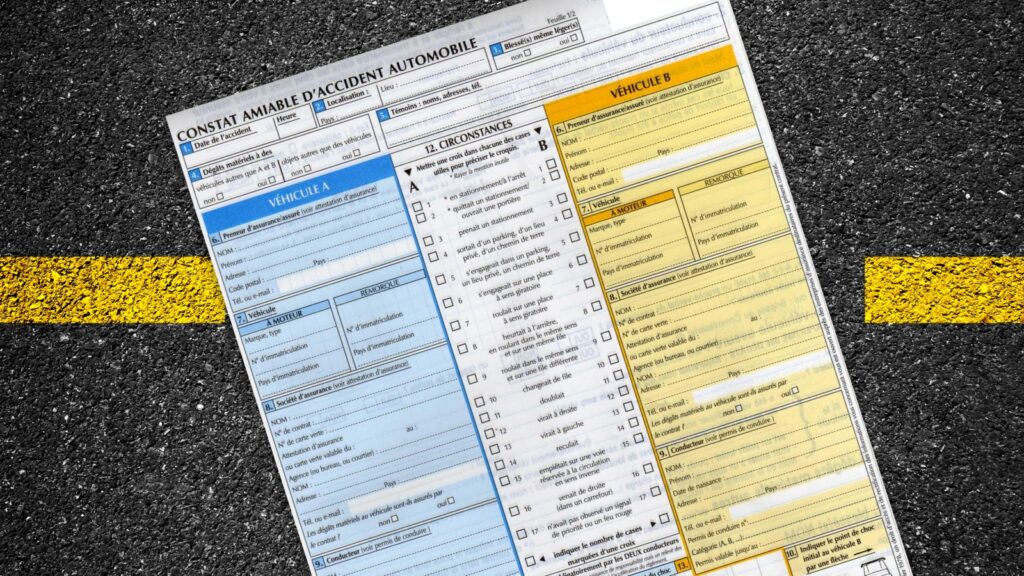 constat à l'amiable