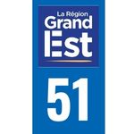 Plaque immatriculation 51 - Marne