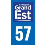 Plaque immatriculation 57 - Moselle