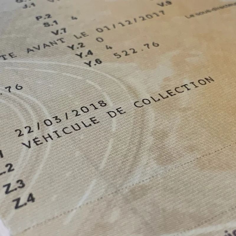 Carte grise collection : conditions, démarches FFVE et plaque noire homologuée