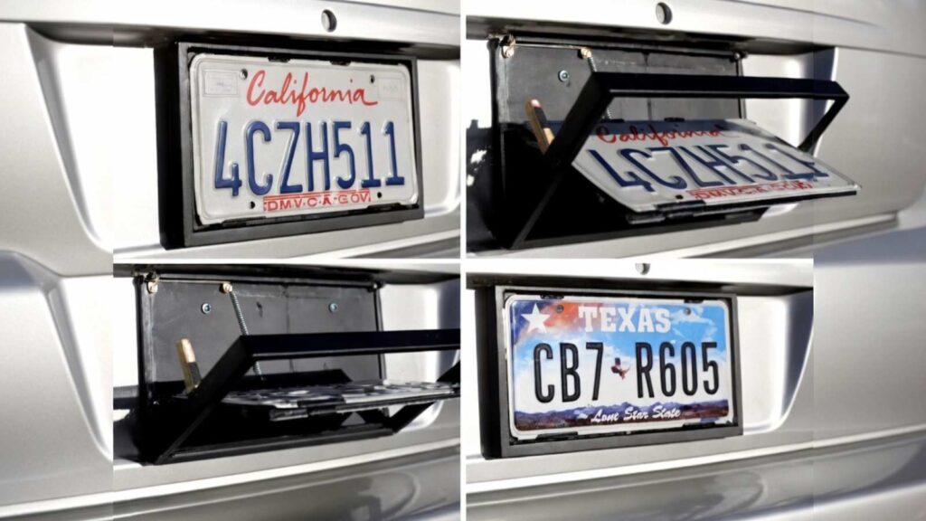 Plaques rotatives et “licence plate flippers” : entre mythe cinématographique et répression record en 2026
