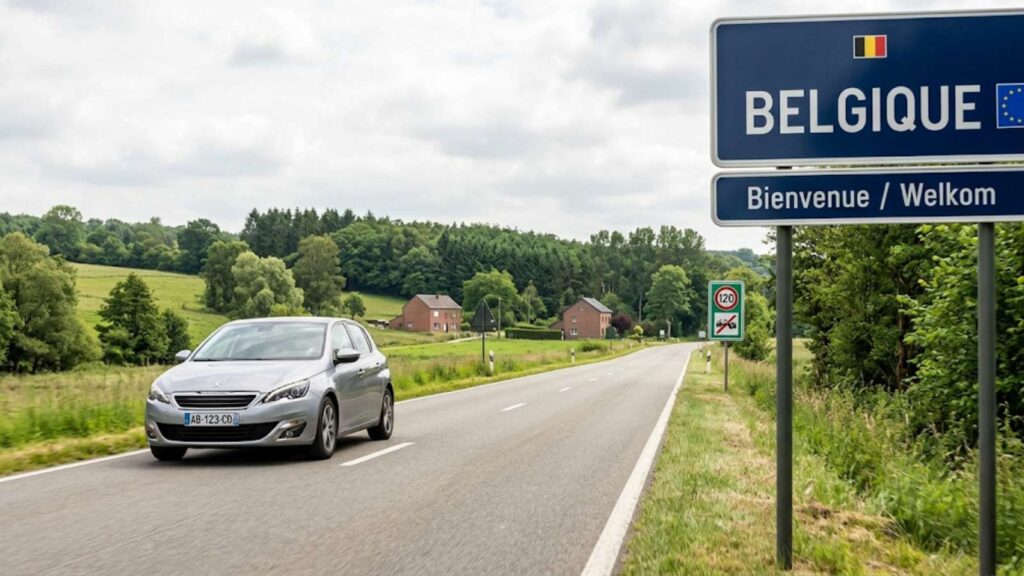 Circuler en Belgique avec voiture française