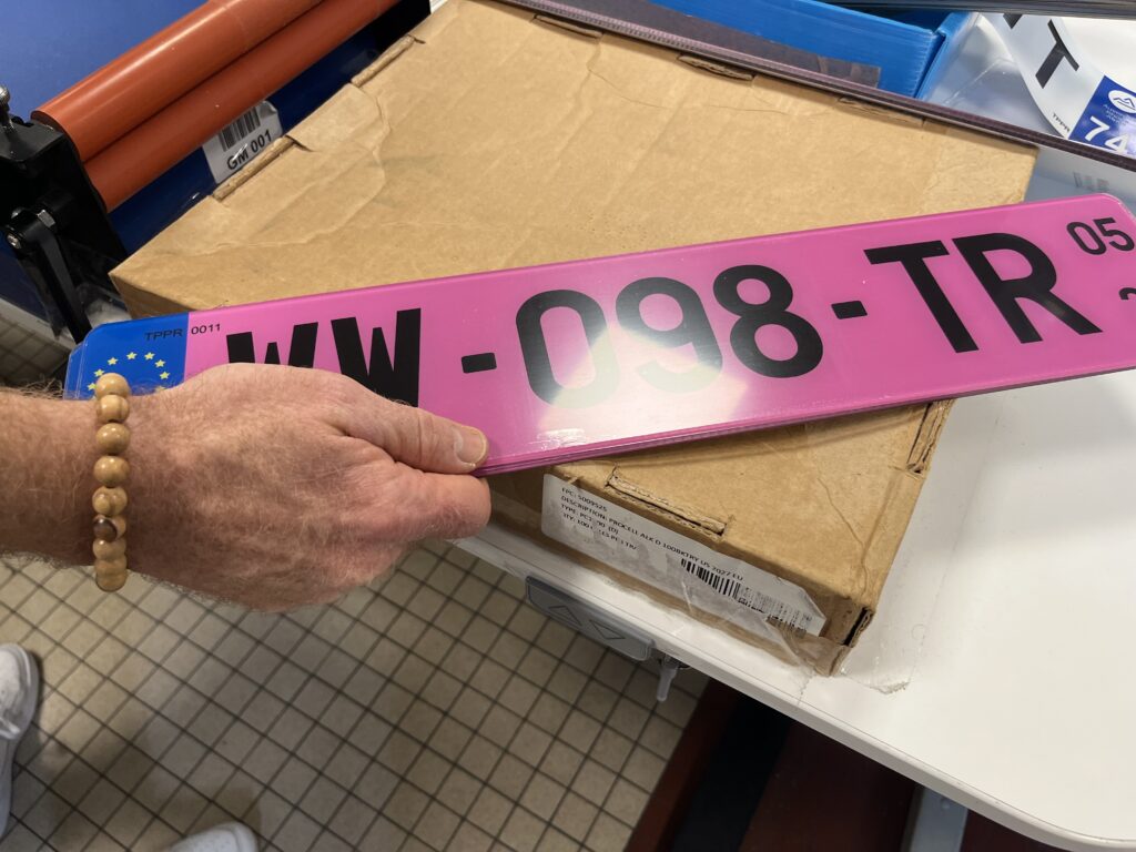 ESTHI - fabrication plaque