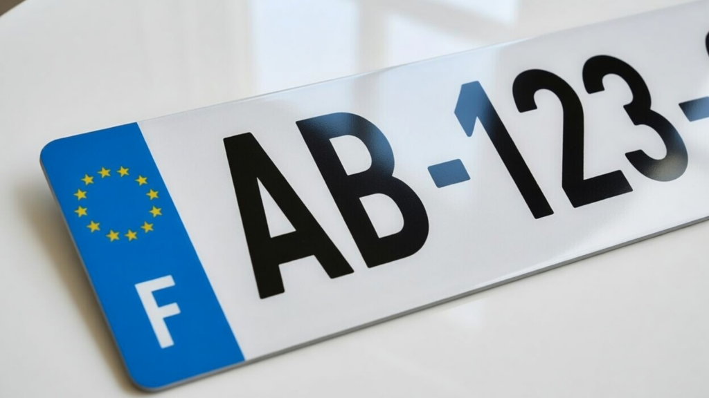 Fabrication Plaque Immatriculation