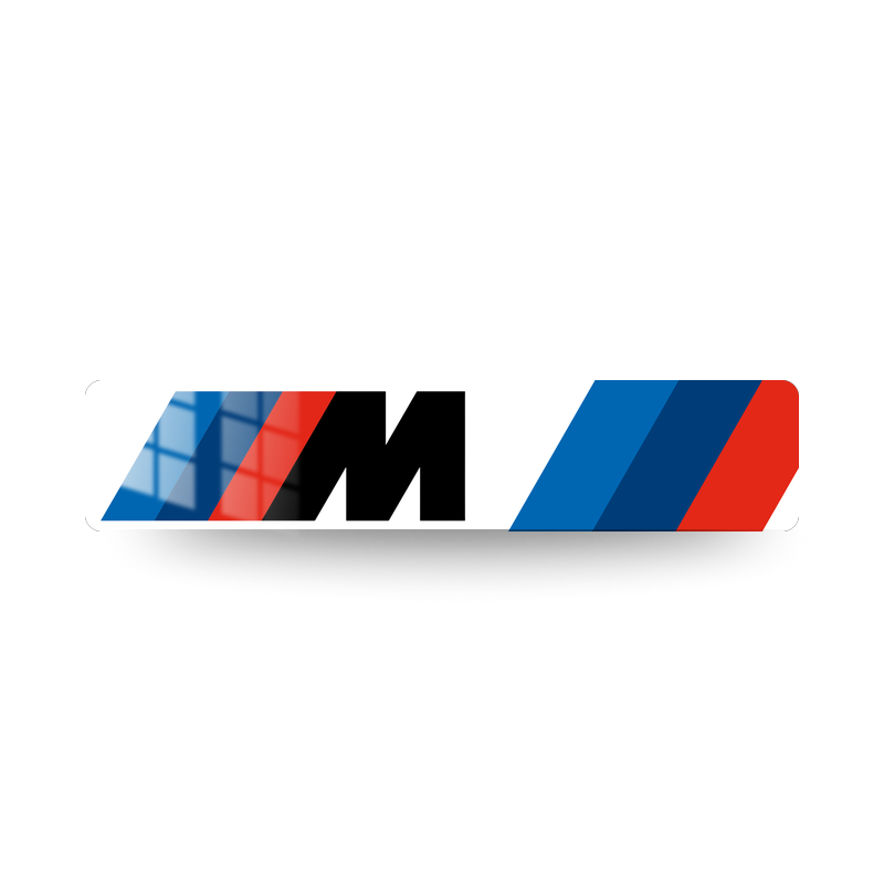 Plaque immatriculation BMW logo M2 BMW Performance x2 - fond blanc