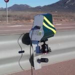 Velolaser sur autoroute espagnole