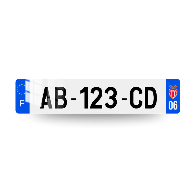 Plaque Personnalisée AS Monaco 001 - Football – 520×110 – décorative