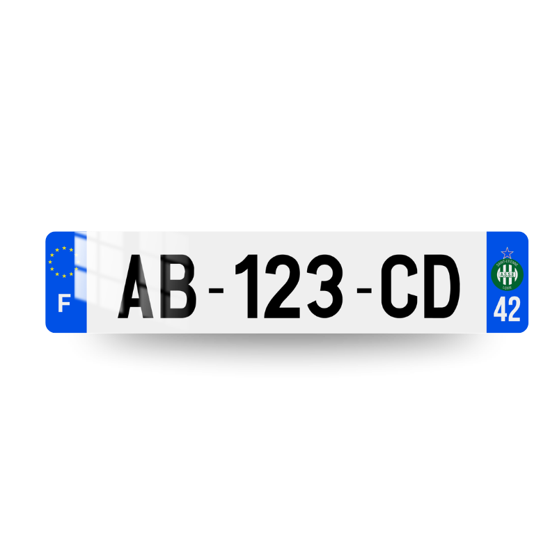 Plaque Personnalisée ASSE 001 - Football – 520×110 – décorative