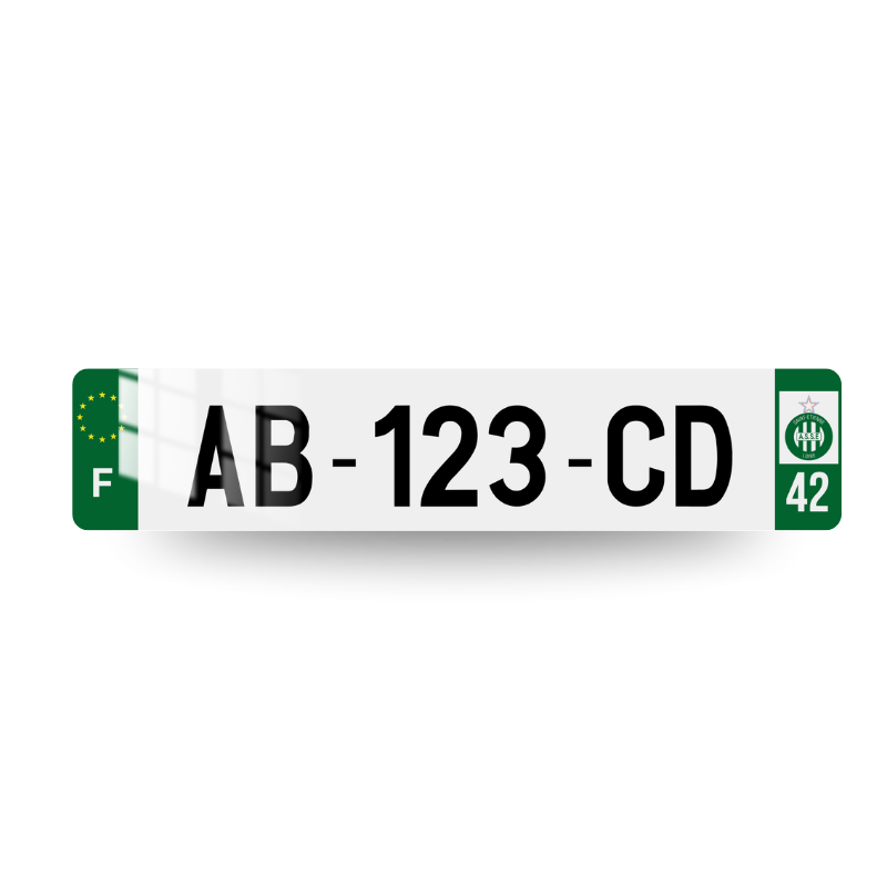 Plaque Personnalisée ASSE 002 - Football – 520×110 – décorative