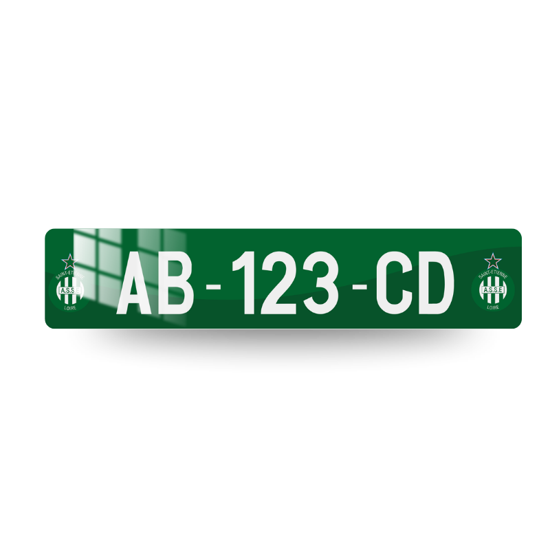 Plaque Personnalisée ASSE 003 - Football – 520×110 – décorative