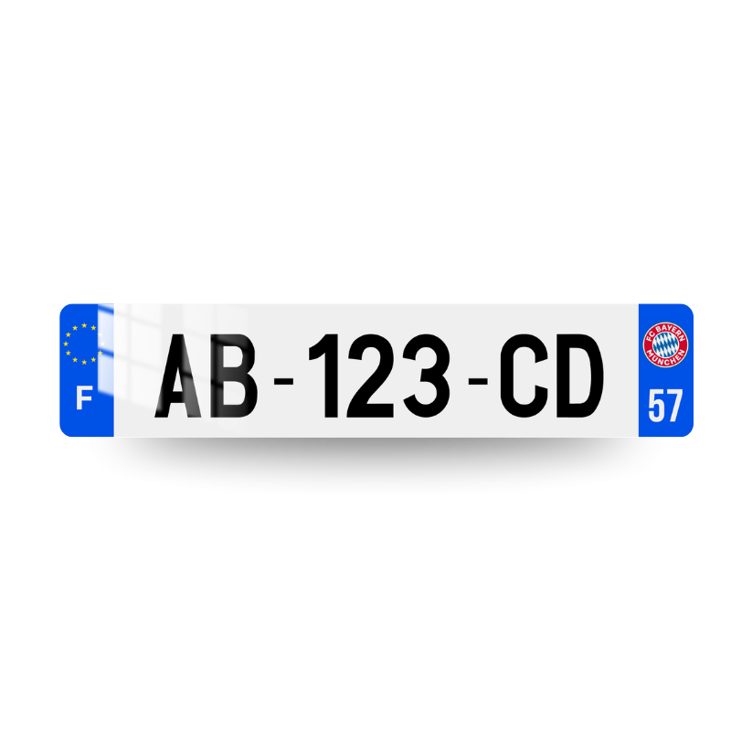 Plaque Personnalisée Bayern 001 - Football – 520×110 – décorative