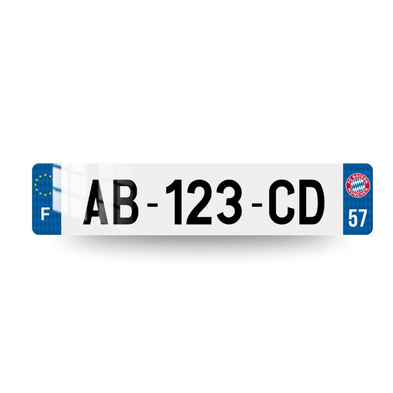Plaque Personnalisée Bayern 003 - Football – 520×110 – décorative