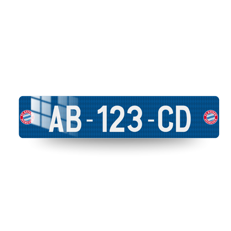 Plaque Personnalisée Bayern 004 - Football – 520×110 – décorative