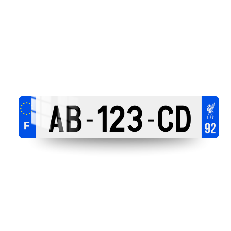 Plaque Personnalisée Liverpool 004 - Football – 520×110 – décorative