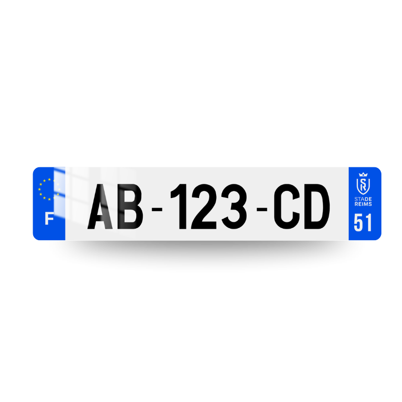 Plaque Personnalisée Stade de Reims 001-B - Football – 520×110 – décorative