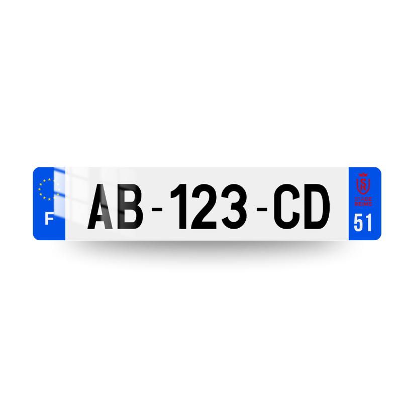 Plaque Personnalisée Stade de Reims 001 - Football – 520×110 – décorative